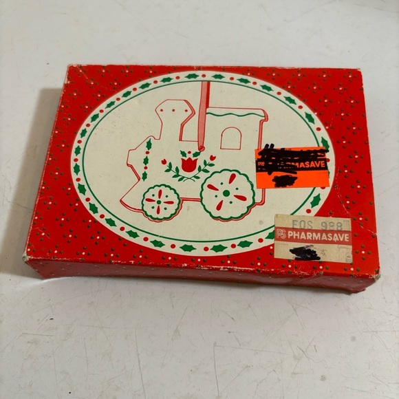 🛍️3/$30 Vintage Russ ceramic train Christmas holiday tree ornament decoration‎ - Picture 3 of 12